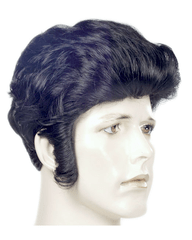 Lacey Costume Elvis 8 Presley King Rock Roll Wig - MaxWigs, Costume wig, theatre wig, theater wig, mens costume wig, greaser wig, elvis wig, mens 50’s wig, mens 1950’s wig, pompadour wig