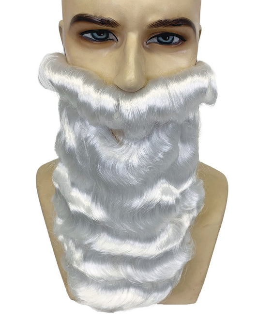 Santa Wavy Beard and Mustache Set