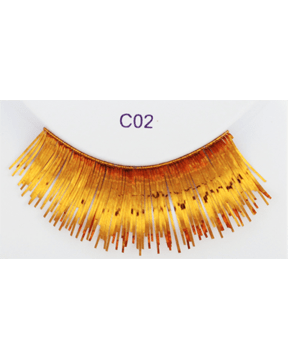 Sepia Gold Eyelash C02 - MaxWigs
