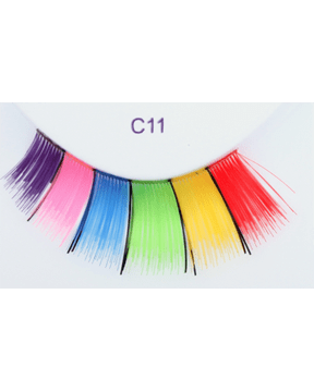 Sepia Rainbow Eyelash C11 - MaxWigs