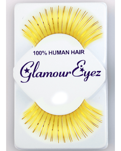 Sepia Yellow with Gold Eyelash C21 - MaxWigs