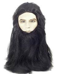 Lacey Costume Caveman Wolfman Planet of Apes Costume Wig & Beard Set - MaxWigs