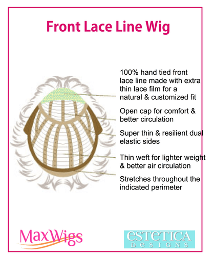 Estetica Designs Everly - Front Lace Line - MaxWigs