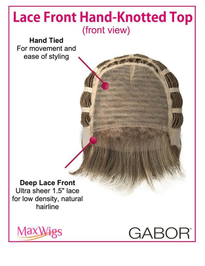 Eva Gabor Carte Blanche - Classic Fluff Hand Tied Lace Front - MaxWigs