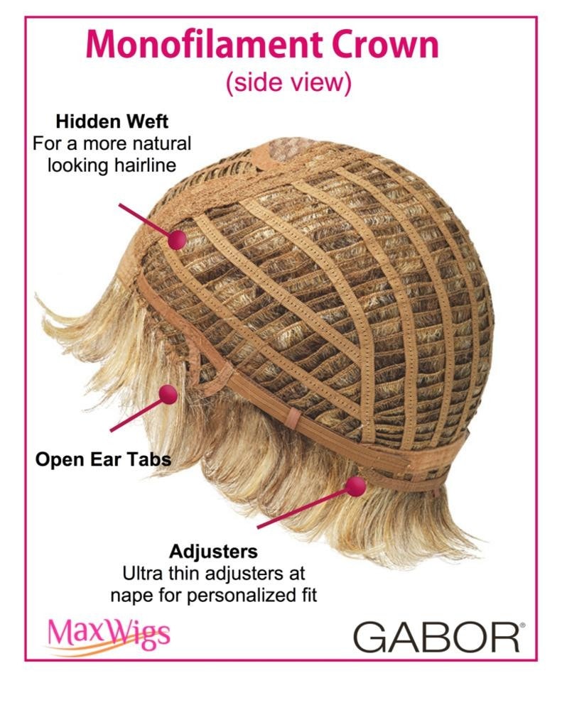 Eva Gabor Pixie Perfect Petite - Short Monofilament Crown - MaxWigs