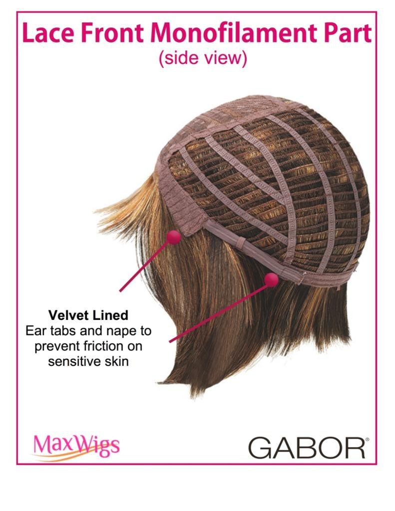Eva Gabor Premium Medium Angle Page Cut Monofilament Eva Gabor Wigs - MaxWigs