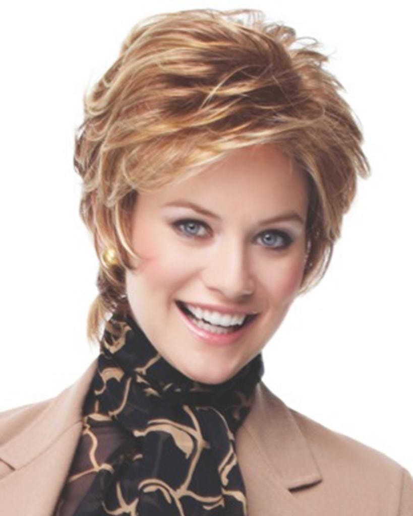 Vantage Point - Short Layered Shag Lace Front by Eva Gabor Wigs