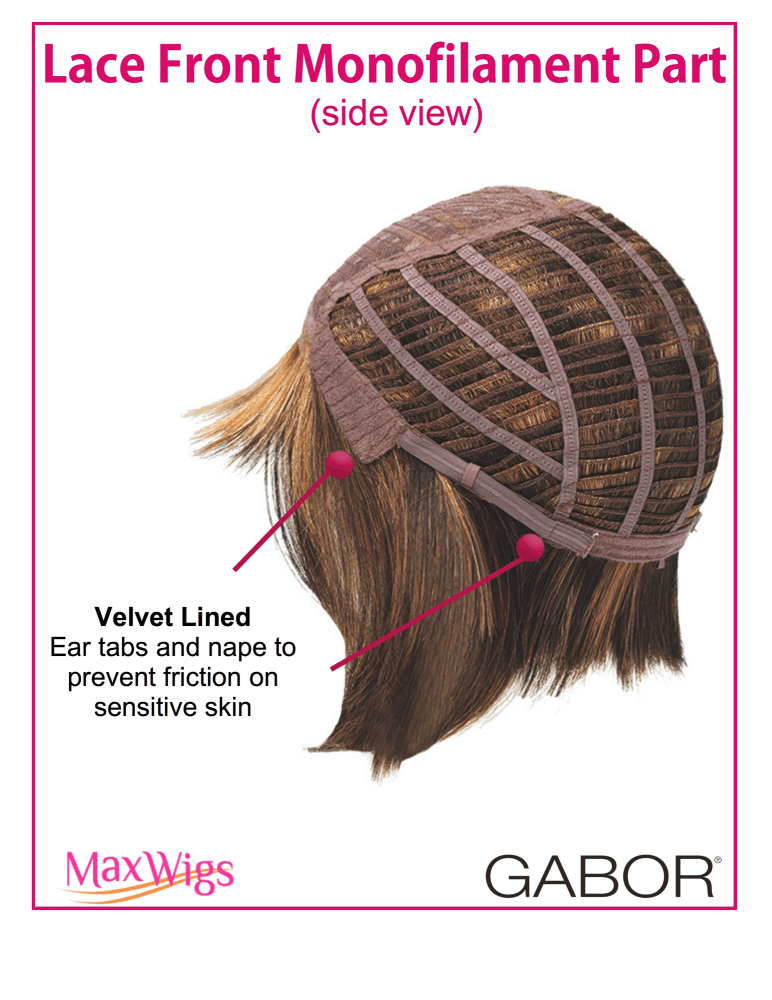 Eva Gabor Fantasy - Long Layered Full Bangs Monofilament - MaxWigs