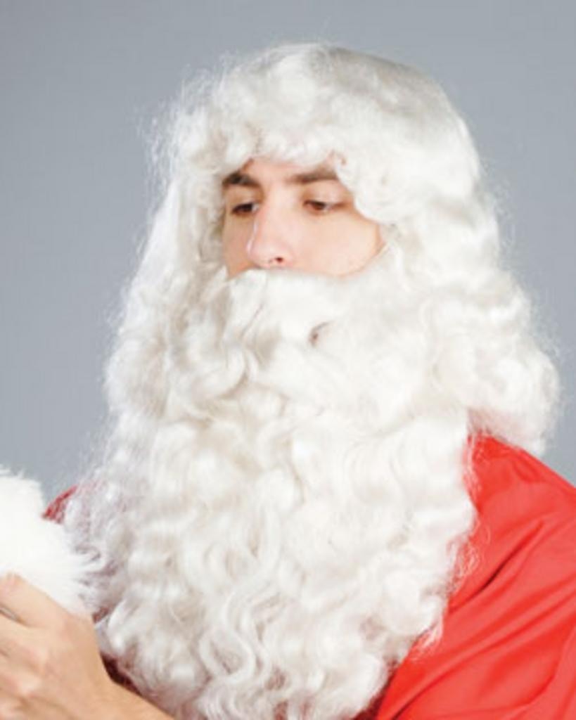 Santa Claus Set by Enigma Costume Wigs, costume santa wig, santa beard, santa wig, santa mustache, santa eyebrows, christmas wigs, st. nicholas wig, st  nicholas beard, santa beard set, wig and beard for santa