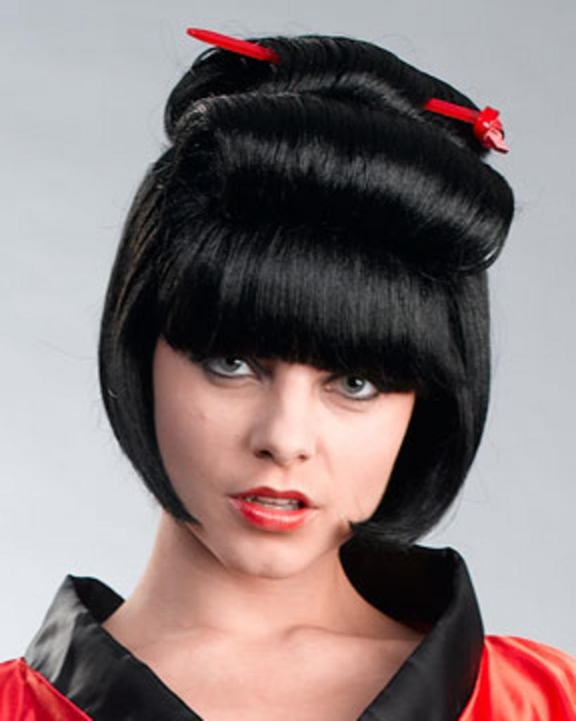 Geisha Asian Bob by Enigma Costume Wigs