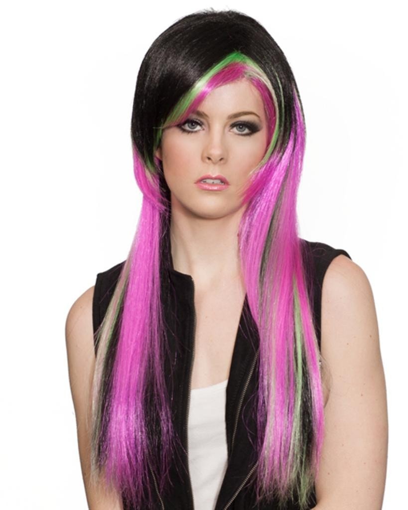 Emo Anime Pink by Enigma Costume Wigs