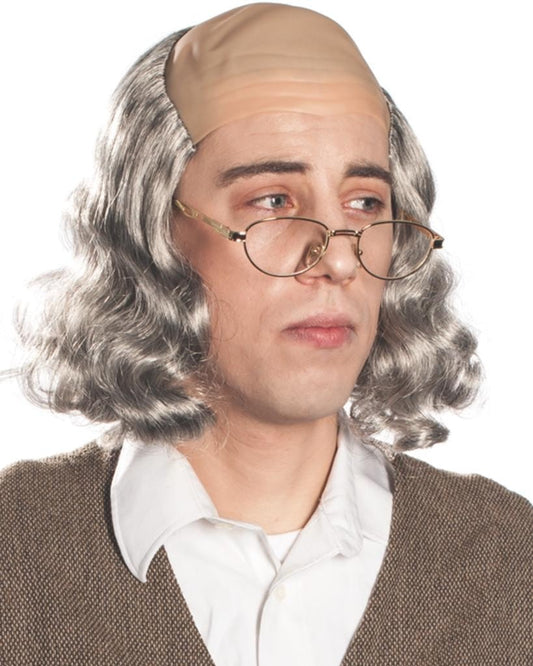 Ben Franklin Bald Cap by Enigma Costume Wigs