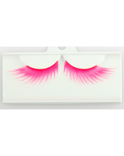 Sepia Wicked Eyelashes Hot Pink - MaxWigs