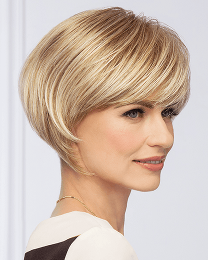 Eva Gabor Folly - Angeled Cut Bob with Bangs - MaxWigs