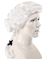 Lacey Costume George on the Dollar Washington - MaxWigs Costume wig, theatre wig, theater wig, mens costume wig, cosplay wig, mens cosplay wig ,17th century wig, barrister wig, colonial wig, judge wig