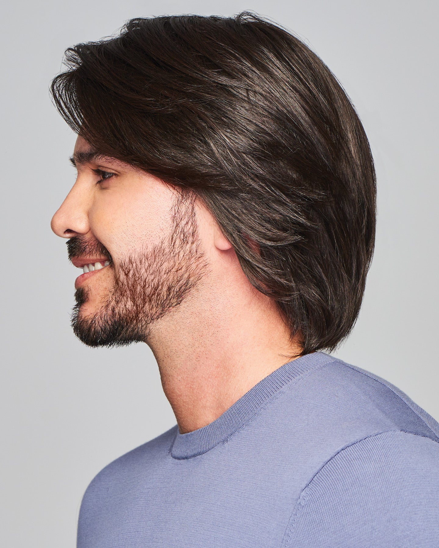 Sharp Men's Wig