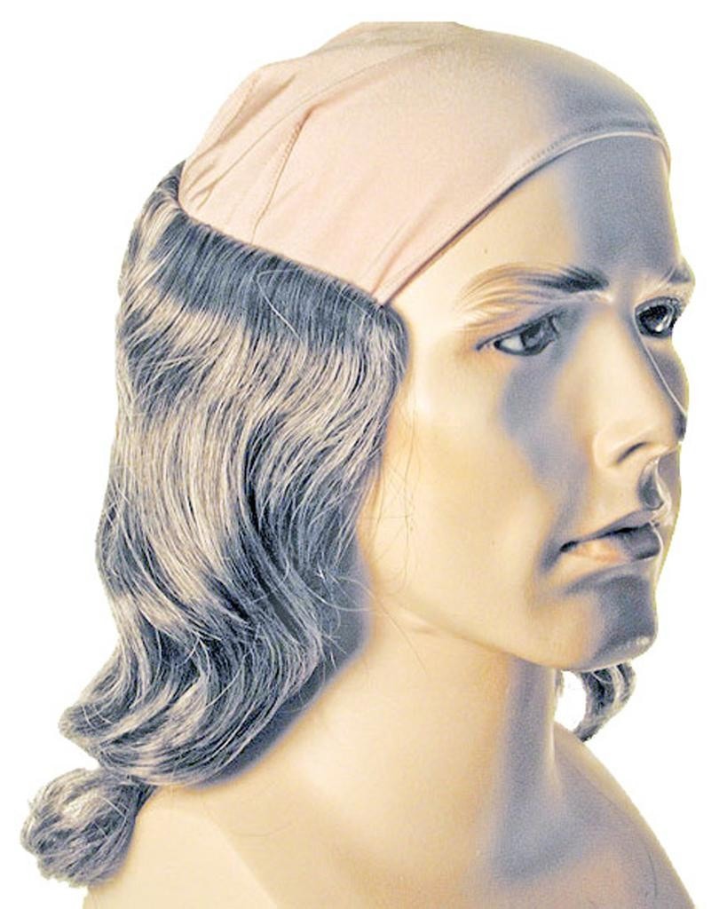 Ben Franklin Benjamin Founding Father Wig Bald Cloth by Lacey Costume Costume Wigs