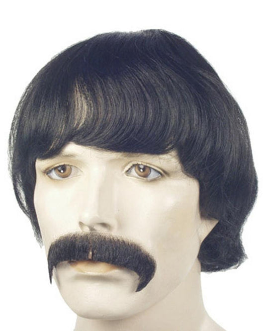 Sonny Bono Wig & Mustache Set Cher by Lacey Costume Costume Wigs