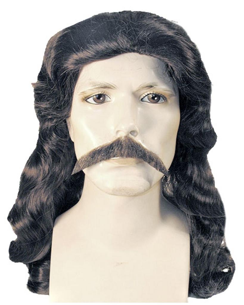 Wild Bill Hickok Wig Mustache Set by Lacey Costume Costume Wigs