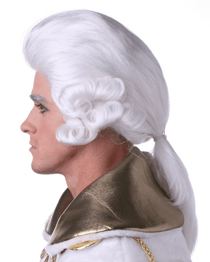 Sepia Louis - MaxWigs, Costume wig, theatre wig, theater wig, mens costume wig, cosplay wig, mens cosplay wig ,17th century wig, barrister wig, colonial wig, judge wig
