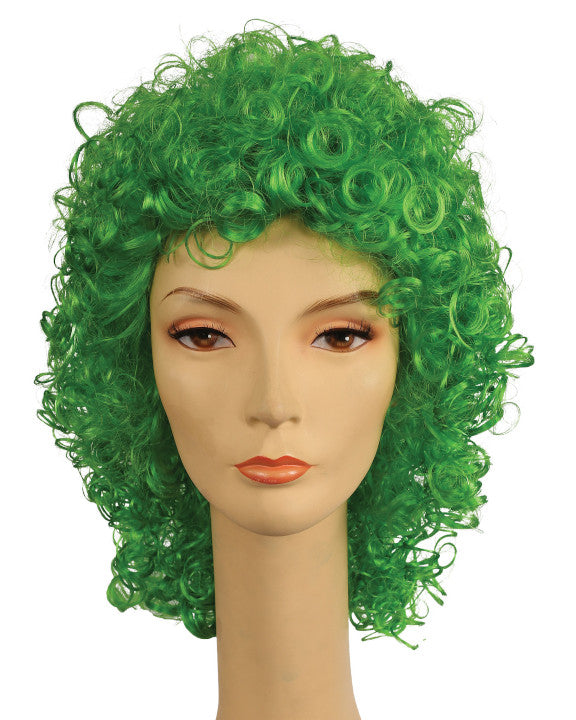Clown Disco Long Wet Curly Wig