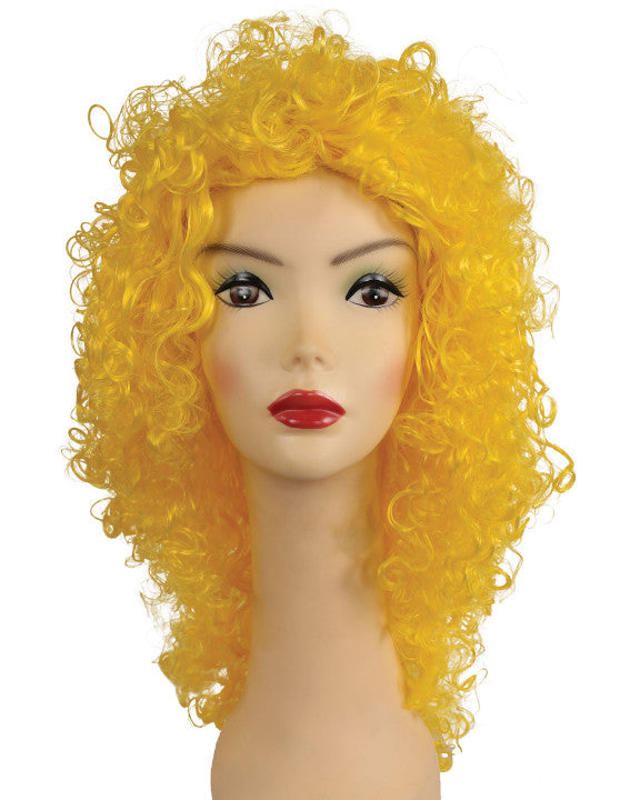 Clown Disco Long Wet Curly Wig