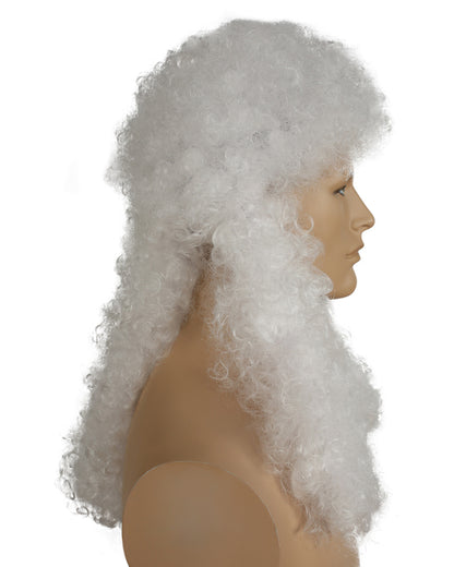 Costume wig, theatre wig, theater wig, mens costume wig, cosplay wig, mens cosplay wig ,17th century wig, barrister wig, colonial wig, judge wig