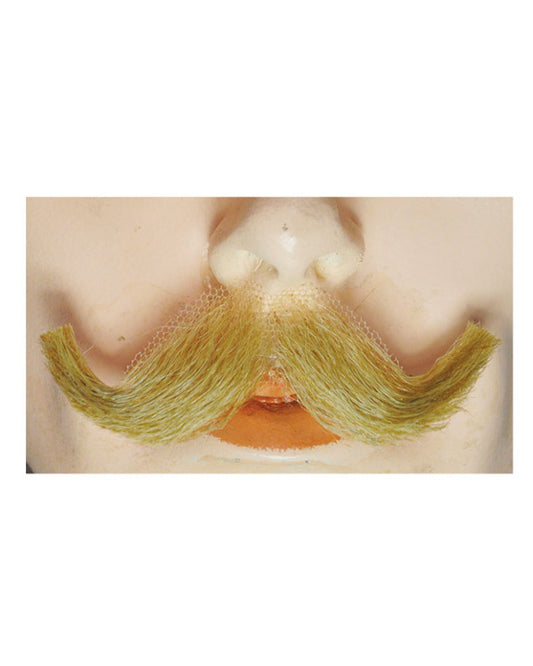 Small English M10 Synthetic/Human Blend Handmade Mustache