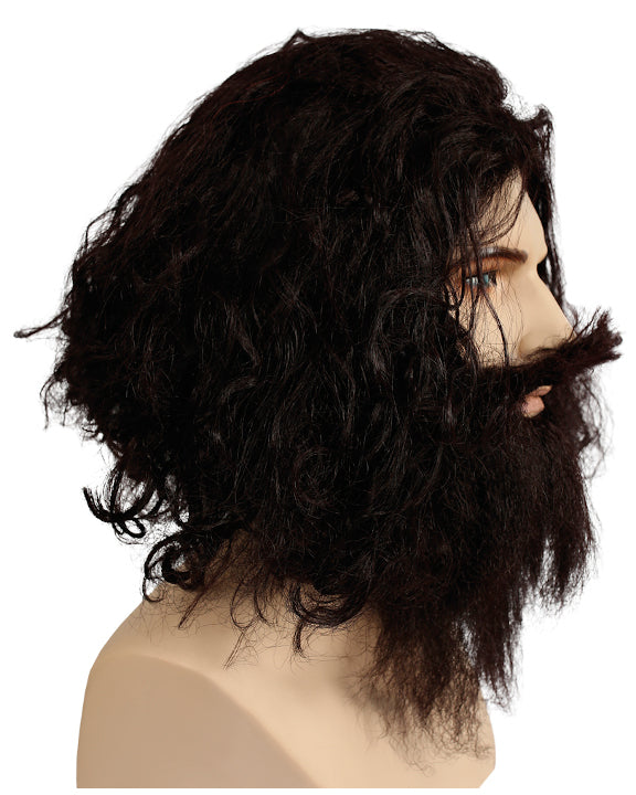 Caveman Geico Costume Wig & Beard Set