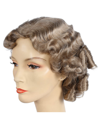 1930s Fingerwave Fluff Long Wig