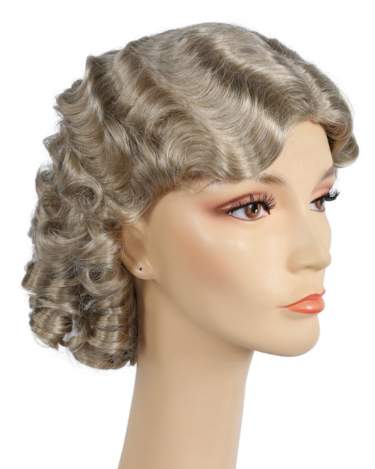 1930s Fingerwave Fluff Long Wig