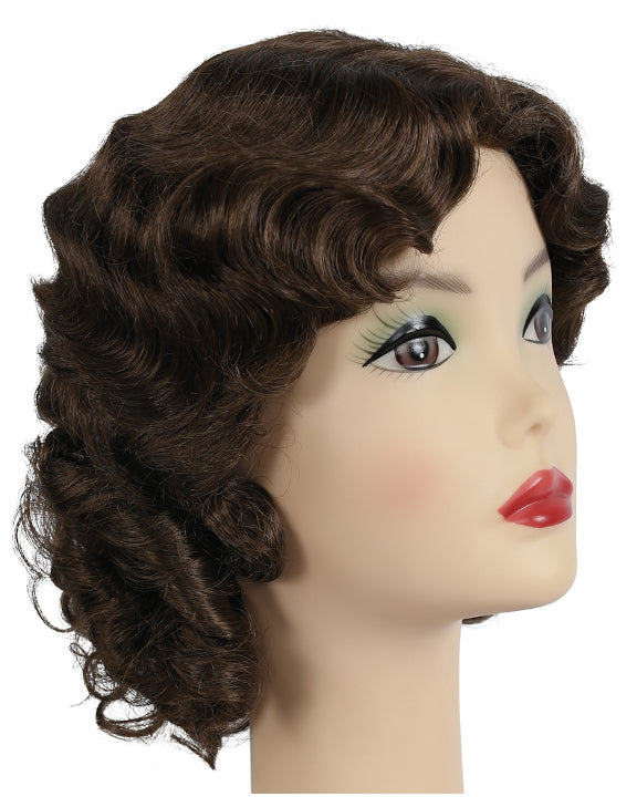 1930s Fingerwave Fluff Long Wig