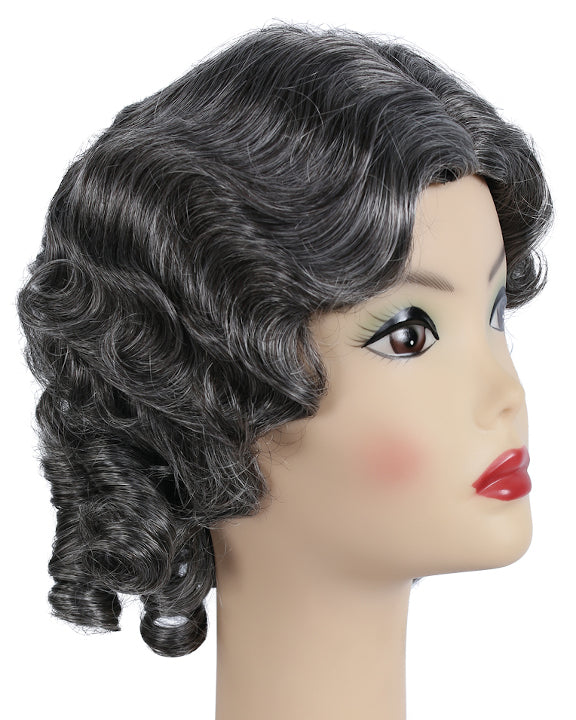 1930s Fingerwave Fluff Long Wig