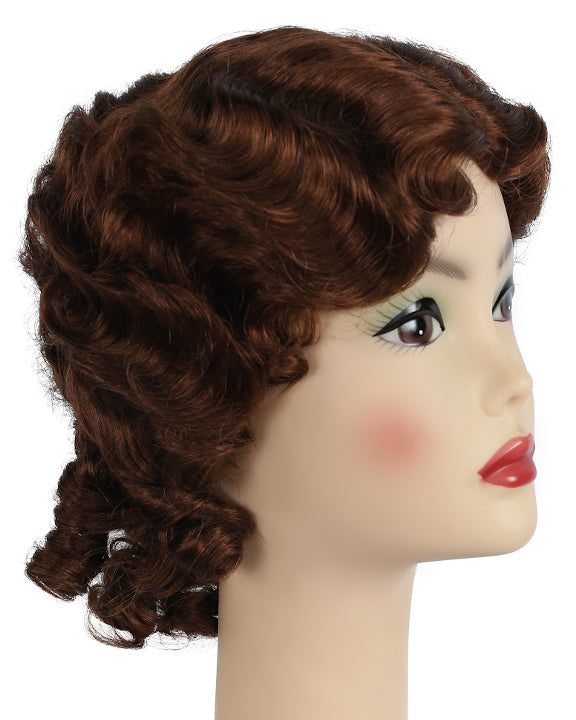 1930s Fingerwave Fluff Long Wig