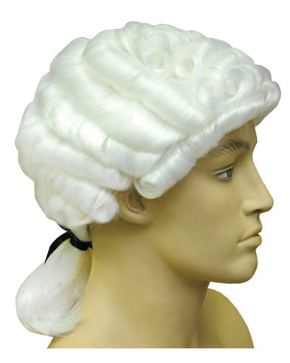 Costume wig, theatre wig, theater wig, mens costume wig, cosplay wig, mens cosplay wig ,17th century wig, barrister wig, colonial wig, judge wig