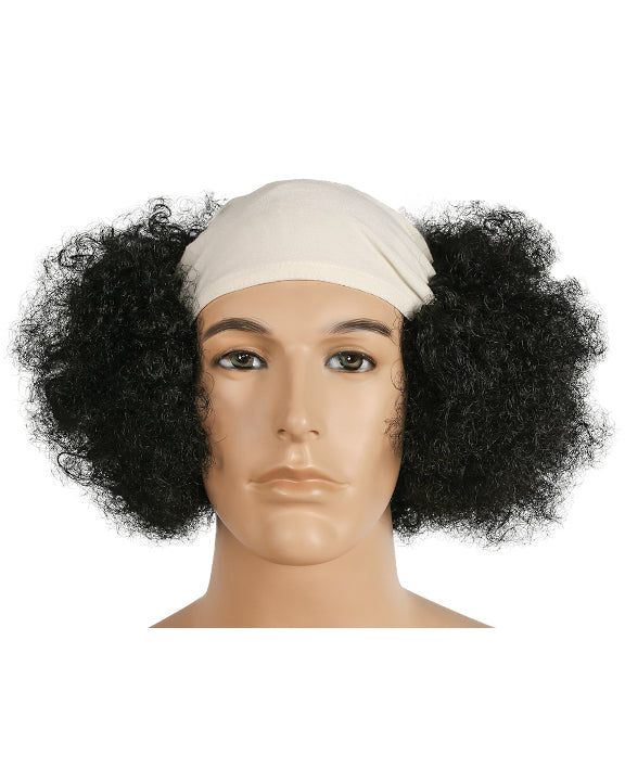 Bald Curly Clown Deluxe - White Cloth Front