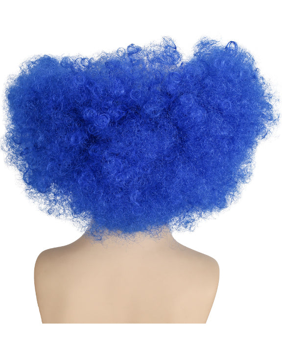 Bald Curly Clown Deluxe - White Cloth Front