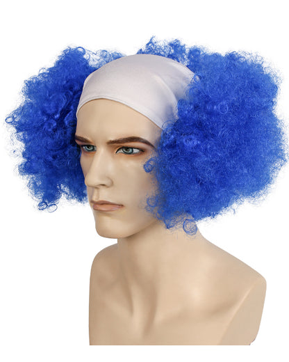 Bald Curly Clown Deluxe - White Cloth Front