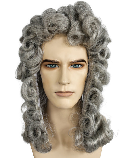 Costume wig, theatre wig, theater wig, mens costume wig, cosplay wig, mens cosplay wig ,17th century wig, barrister wig, colonial wig, judge wig