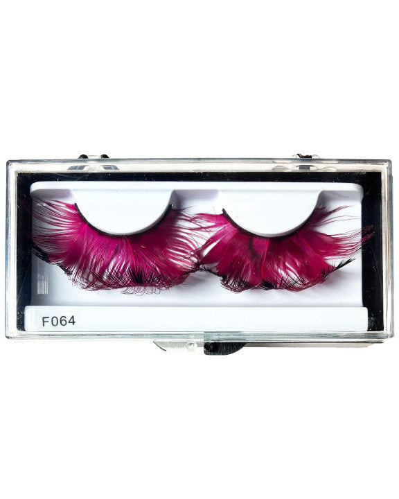 Eyelash Feather Magenta