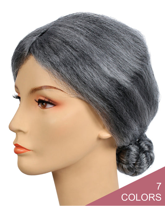 Special Bargain Old Lady Bun Wig