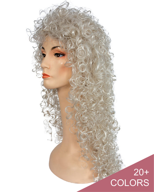Plabo XL Long Thick Curly Clown Wig
