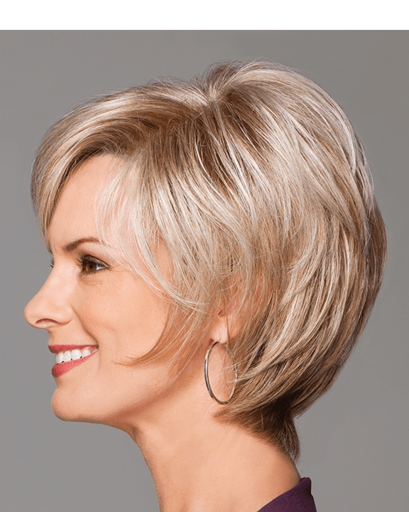 Eva Gabor Prodigy Short Sleek Lace Front Monofilament Eva Gabor Wigs - MaxWigs