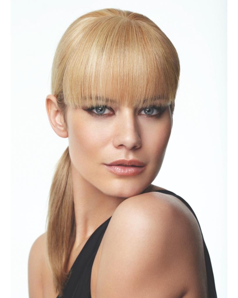 Raquel Welch Human Hair Bang Mono Base Hand Tied Hairpiece - MaxWigs