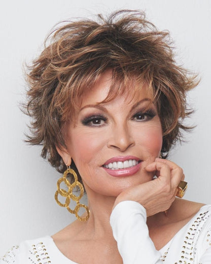 Voltage Large - Wispy Bang Short Tousled by Raquel Welch Wigs