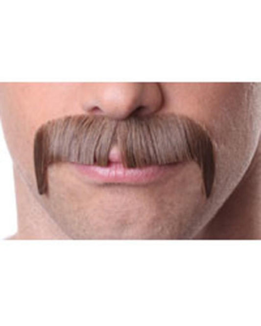 Square Mustached Costume Beard | Costume Facial Hair | False Beard – MaxWigs
