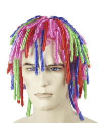 Costume wigs, anime wigs, cosplay wigs, clown wigs, wigs for clowns Pride wigs, rainbow wigs, pride week wigs, wigs for pride, pride week wigs, 