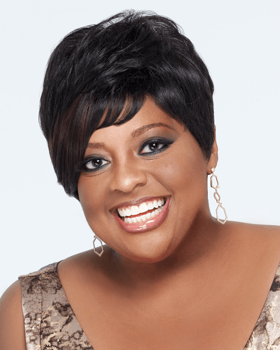 Sherri Shepherd Angled Tomboy Wig by Sherri Shepherd NOW Heat Friendly - MaxWigs