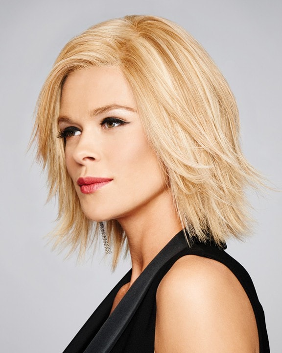 Raquel Welch Soft Focus Human Hair Lace Front Monofilament Top - MaxWigs