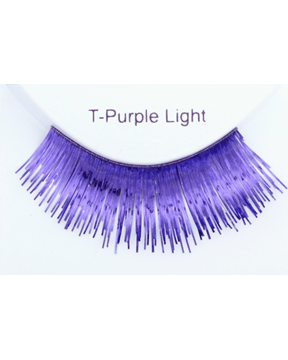 Sepia Metallic Purple Light Eyelash - MaxWigs